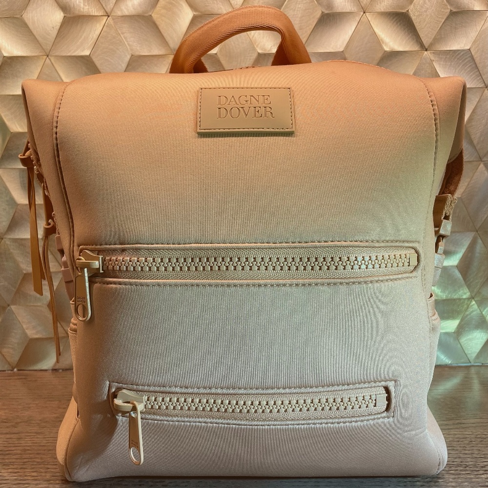 Dagne Dover Indi Neoprene Diaper Backpack - Camel